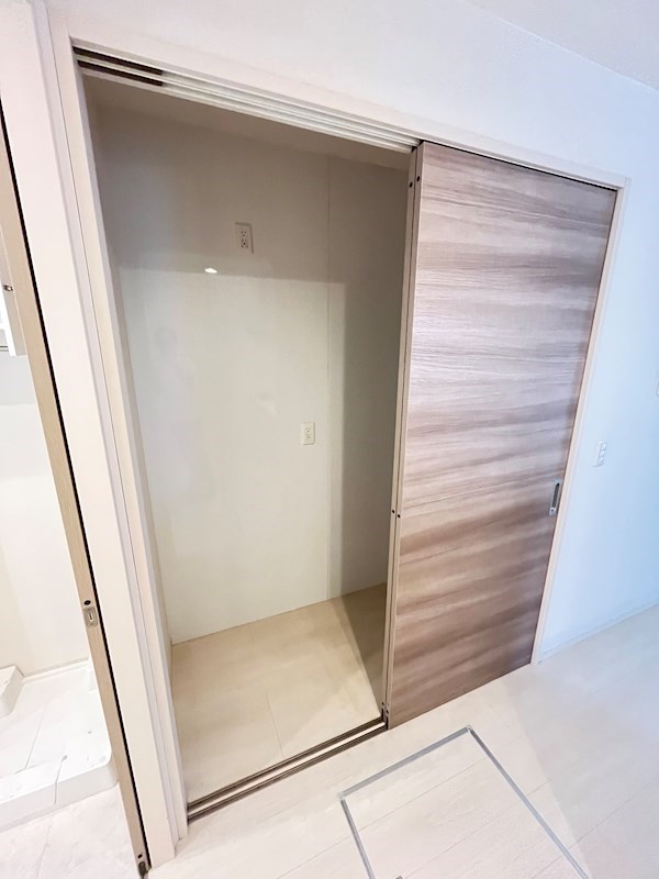 収納　たっぷりとした収納スペースです