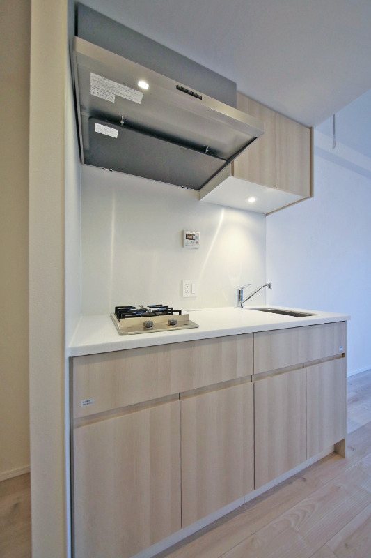 キッチン　２口ガスコンロ付システムキッチン