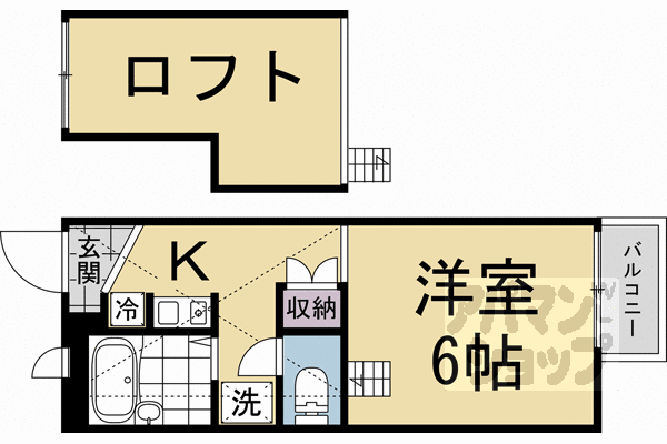 ハッピーワンの間取り写真