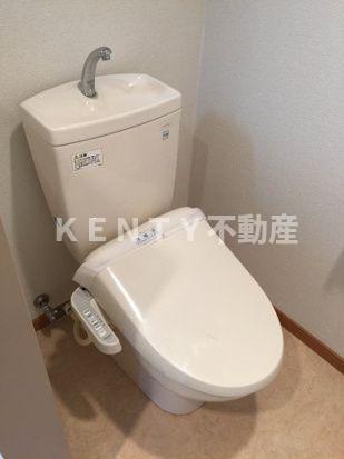 トイレ　ゆったりとした空間のトイレです
