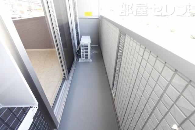 バルコニー　２０２号室撮影。