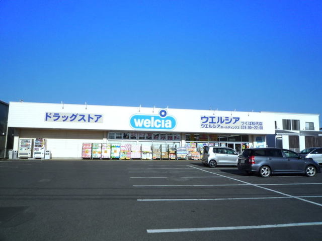 ドラックストア　ウェルシアつくば松代店（ドラッグストア）まで450m