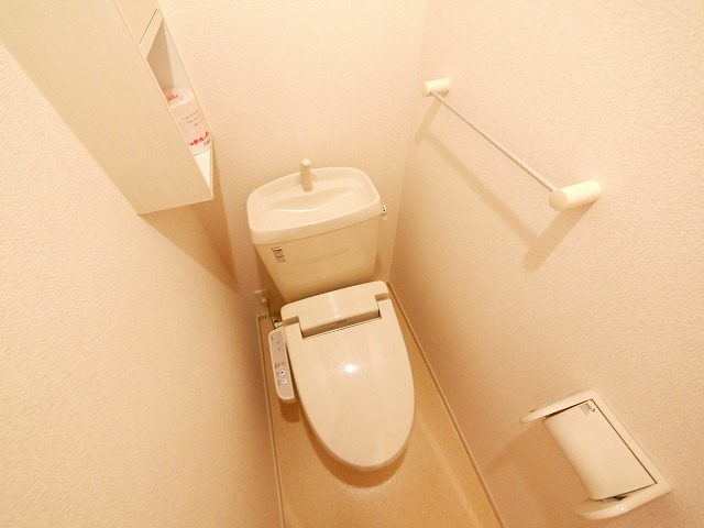 トイレ　ゆったりとした空間のトイレです