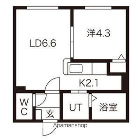 プリリア平岸の間取り写真