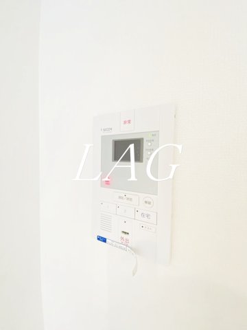セキュリティ　モニター付きインターフォンです。