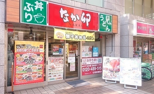 飲食店　なか卯亀戸店（飲食店）まで828m