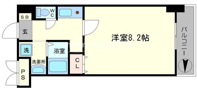 SWISS難波西の間取り写真