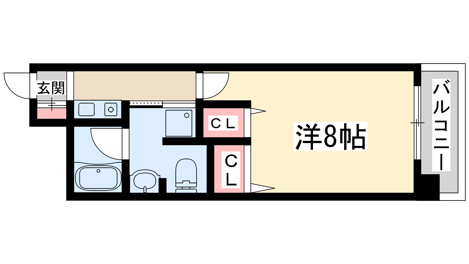 アスリート新大阪2番館の間取り写真
