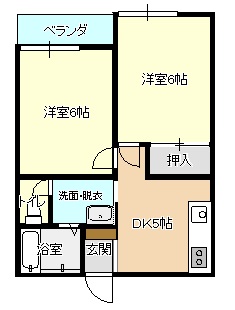 コンフォール西川の間取り写真