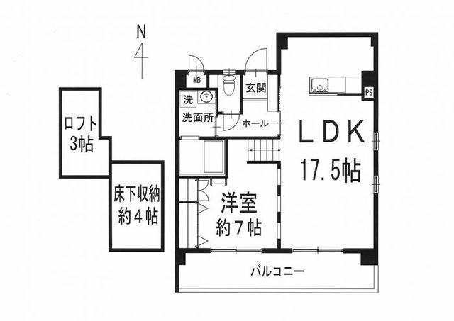 その他　３帖のロフト・４帖の床下収納も有ります♪