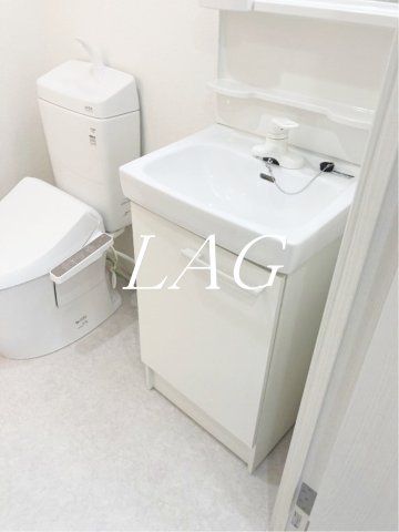洗面設備　洗面台です。
