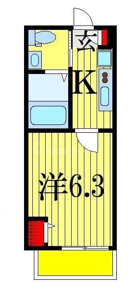 ＪＲ総武線 東船橋駅 徒歩11分 3階建 築3年の間取り写真
