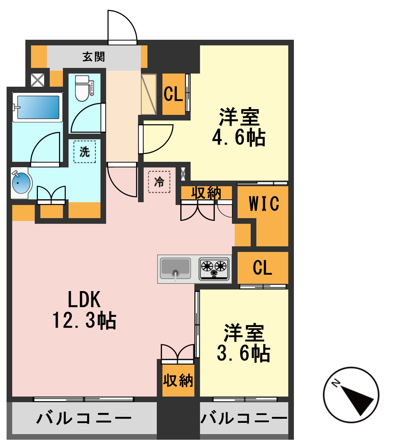 都営新宿線 一之江駅 徒歩4分 5階建 新築の間取り写真