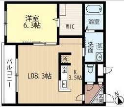 bills 棗の間取り写真