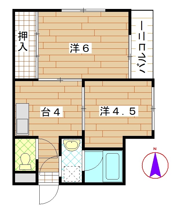 ポラーノ90の間取り写真