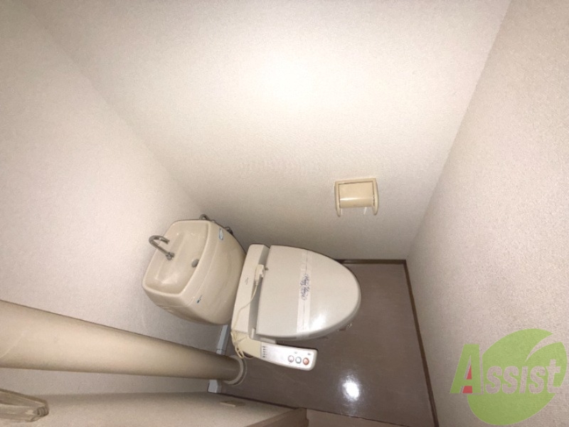 トイレ　トイレはこちらです。シンプルで使いやすそうですね。