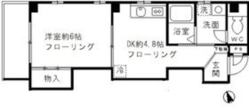 都営浅草線 押上駅 徒歩2分 7階建 築12年の間取り写真