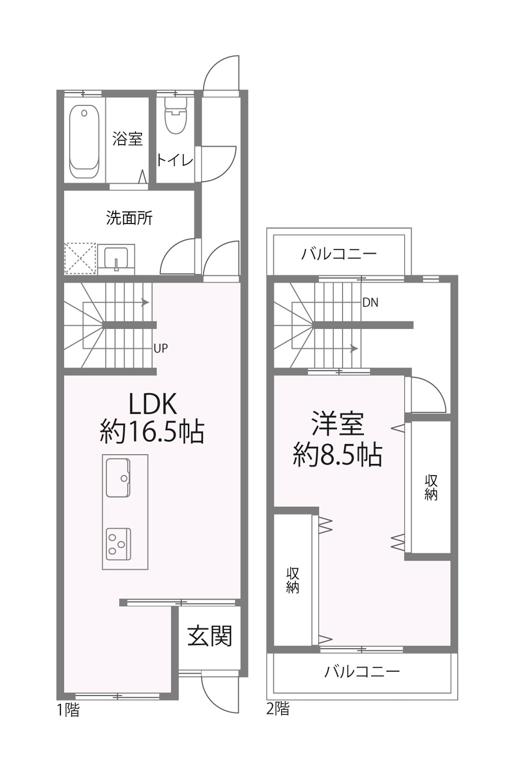 塚本二丁目一戸建の間取り写真
