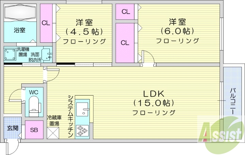 Akatsukiの間取り写真