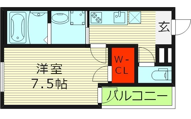 フジパレス城北公園通V番館の間取り写真