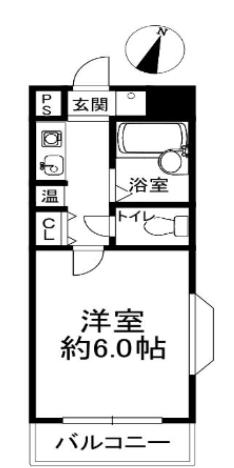 香川ハイツ御影イーストの間取り写真