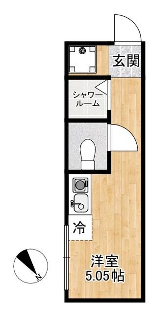 東京メトロ千代田線 町屋駅 徒歩10分 3階建 築10年の間取り写真