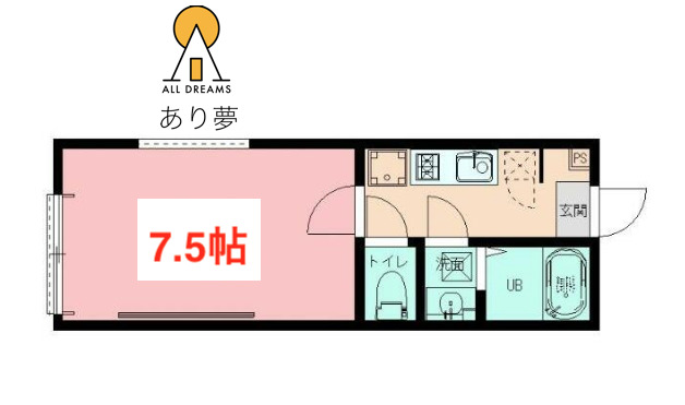 ベルメールの間取り写真