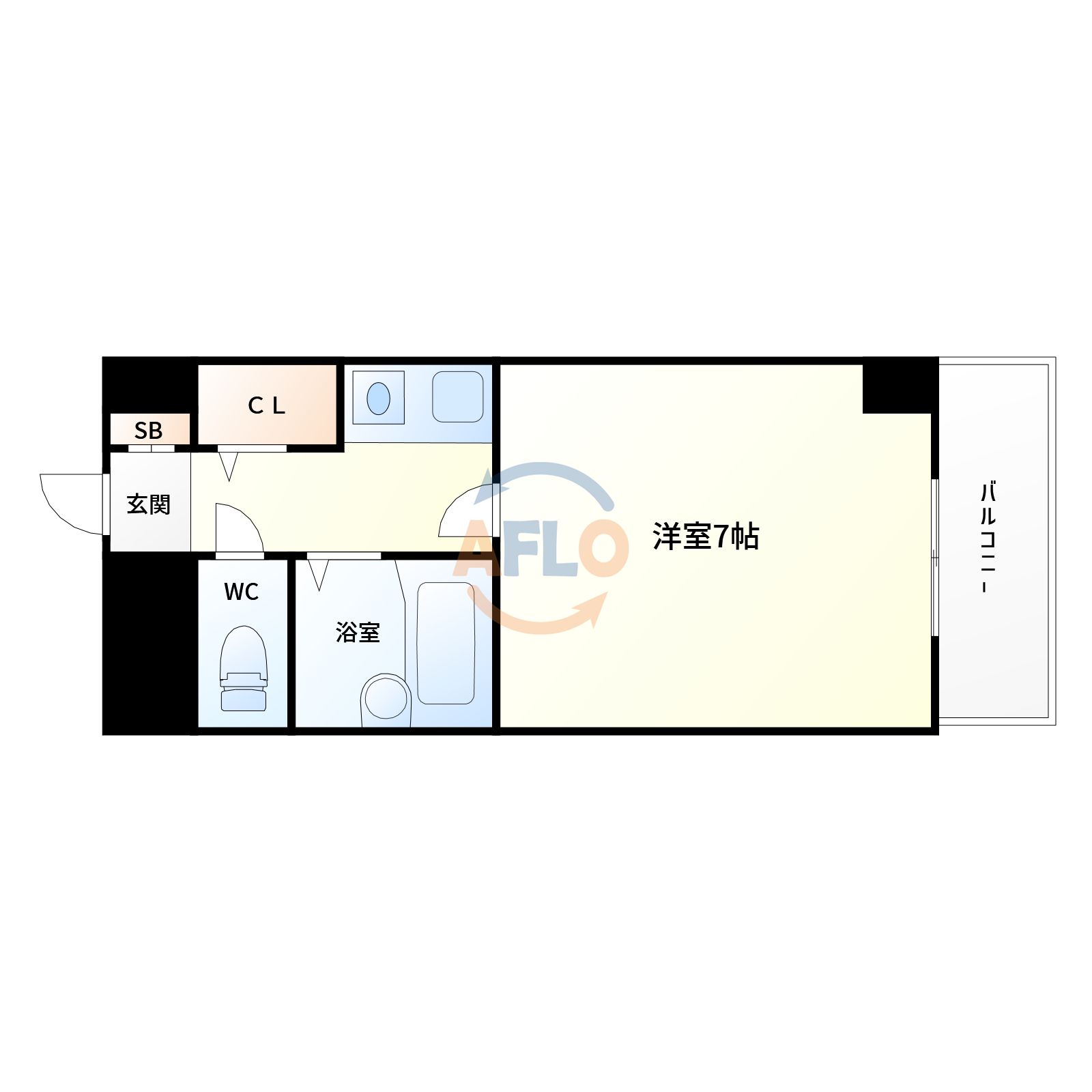 リアライズ西淡路の間取り写真
