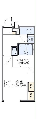 レオパレスｖｉｅｗあだたらの間取り