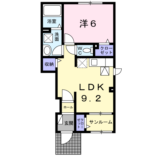 インフィニティ　III5号の間取り