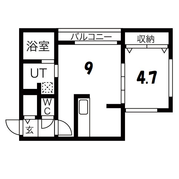 Ｐｒｅｓｃｅｌｔｏ南７条の間取り