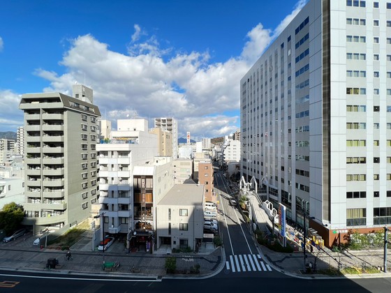 【広島市中区東白島町のマンションの眺望】