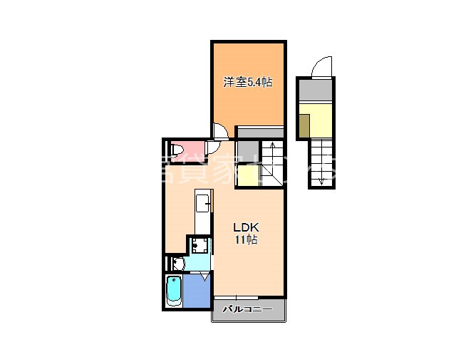 サニーフラットＡ棟の間取り