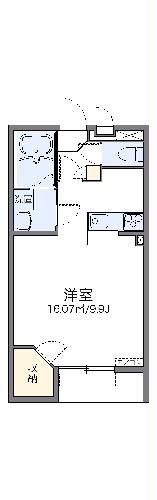 豊橋市東田町のアパートの間取り