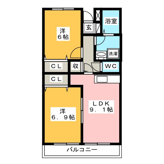 アルストロメリアの間取り