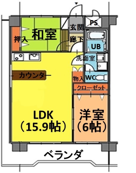 プラザ和光の間取り