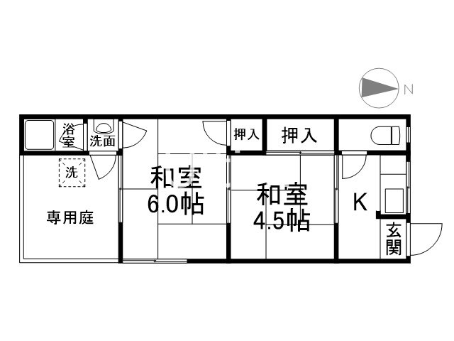 第１ニューグリンハウス杉の間取り