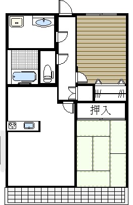 サンハイツの間取り