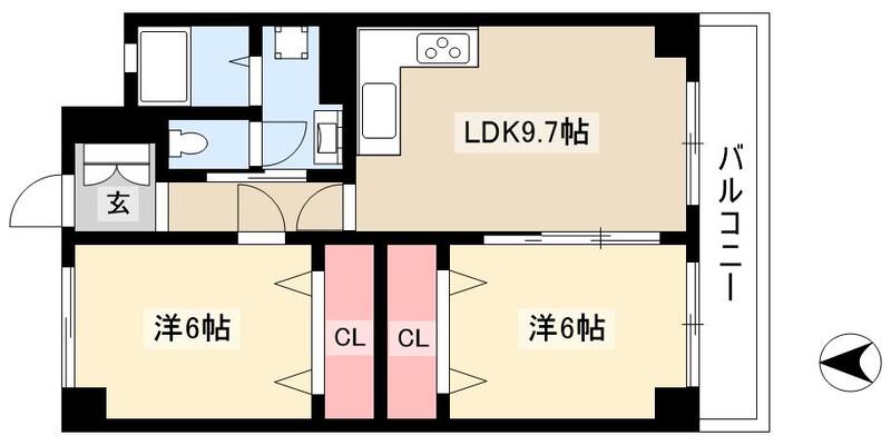 第2大島ビルの間取り