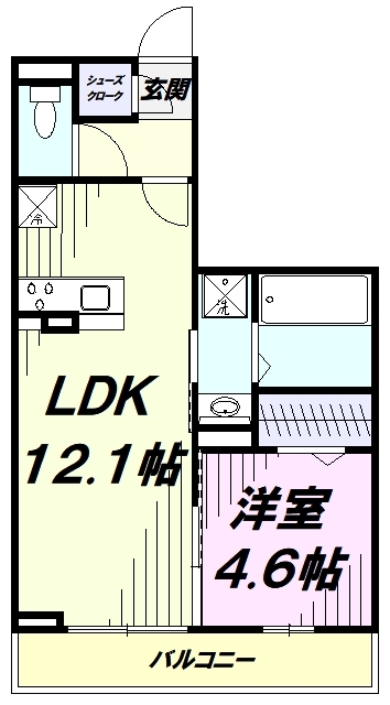 セント国立の間取り