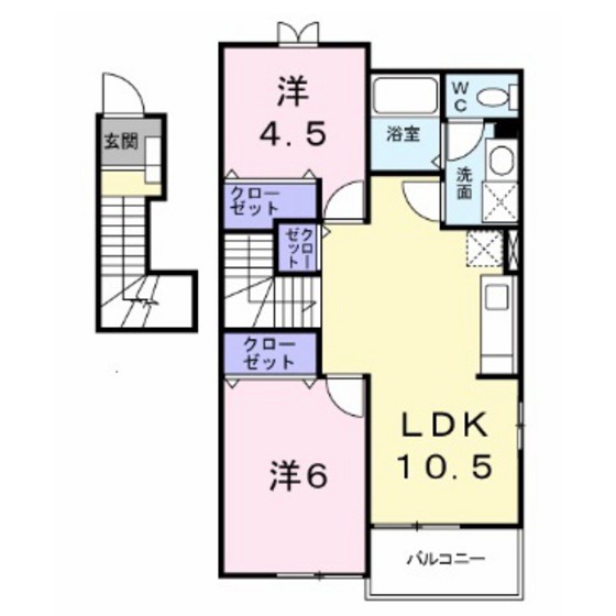 ドマーニＡの間取り