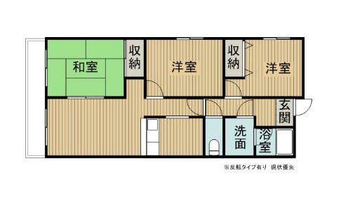 マンションヴェルテスIIの間取り