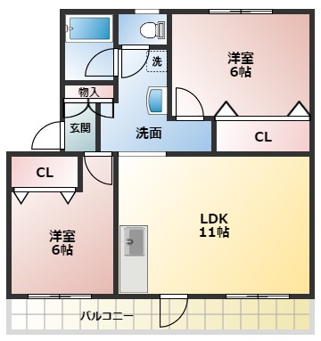 メゾン相生の間取り