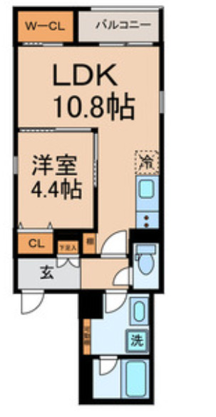 江東区新大橋のマンションの間取り