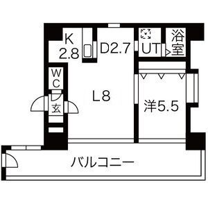 ヒルズパークサイド１１６の間取り