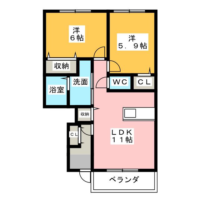 デスパシオIIの間取り