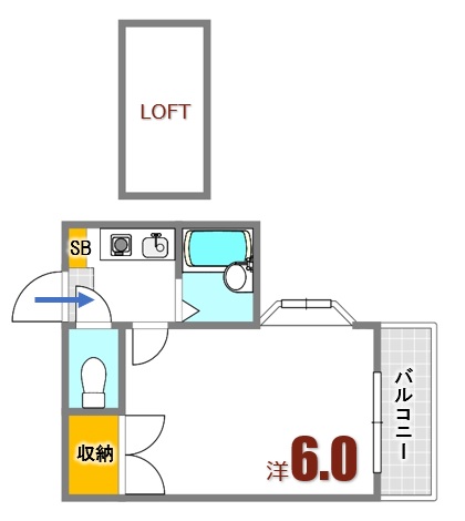 バリュージュ船越の間取り