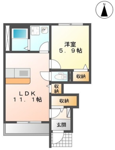 ナトゥラーレの間取り