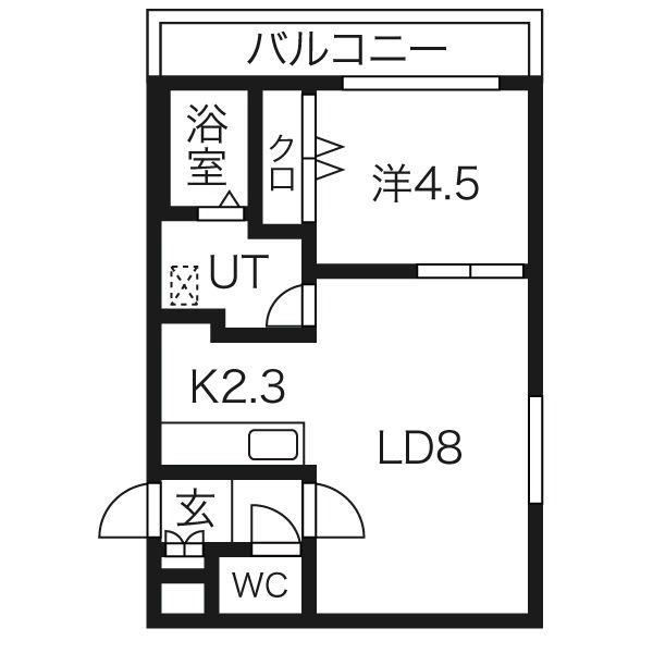 クレドヒルズの間取り