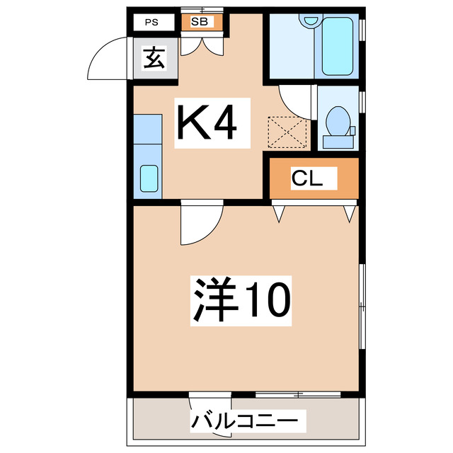 郡山市長者のマンションの間取り